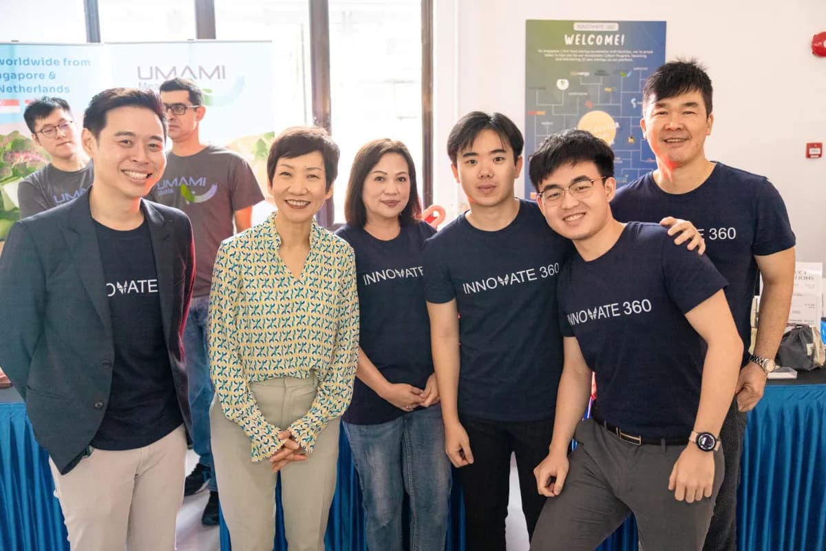 The Innovate360 team at DemoDay.
